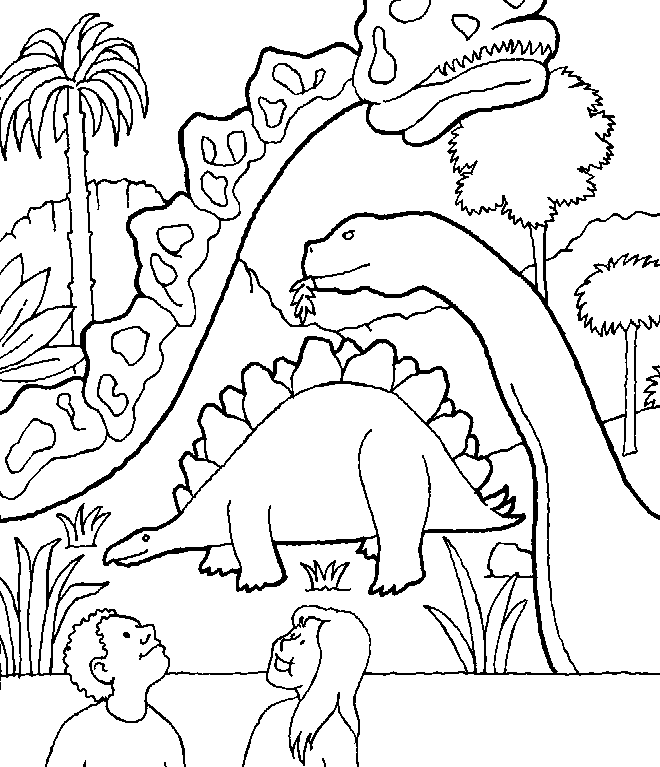 Dinosaur coloring pages