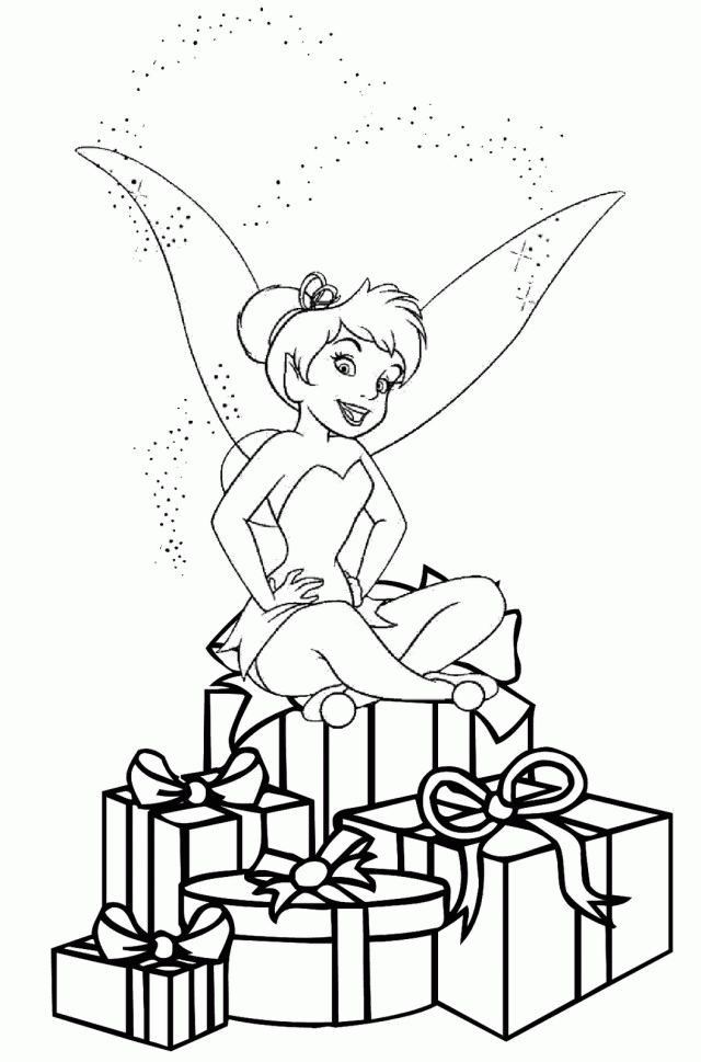Tinkerbell Christmas Coloring Pages Coloring Pages For Kids 281725 