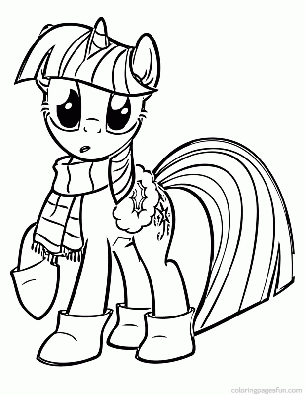 twilight pony Colouring Pages (page 3)