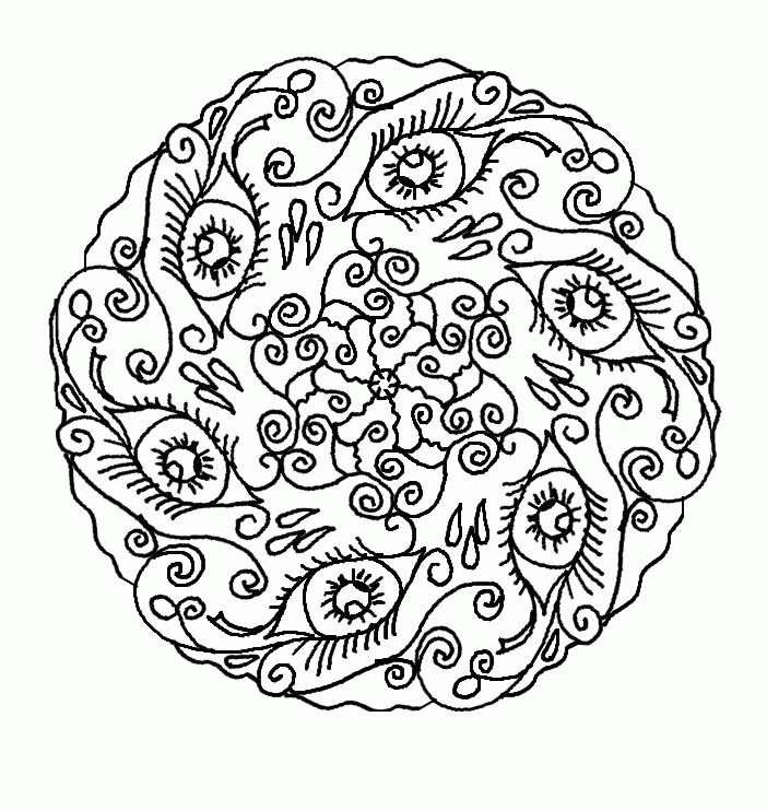 Free Printable Coloring Pages Abstract Free Printable Coloring 