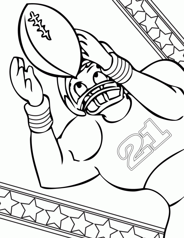 Free Football Coloring Pages Free Coloring Pages For Football 