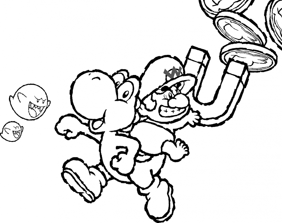Labels Coloring Colouring Pages Fun Luigi Mario Waluigi Wario 
