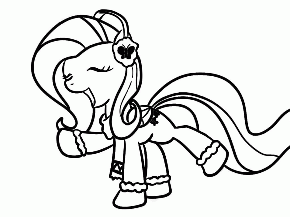 My Little Pony Applejack Coloring Pages Mlp Coloring Kids 198577 
