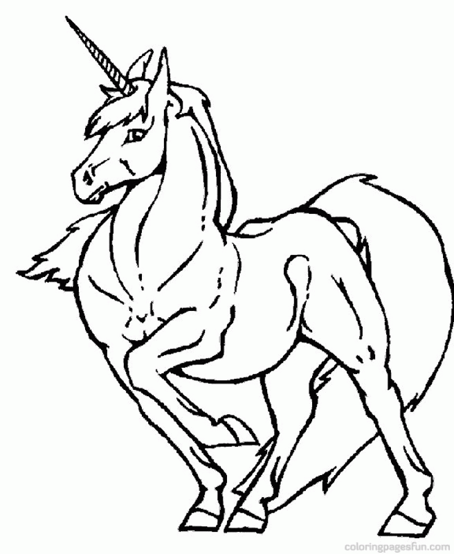 Unicorn | Free Printable Coloring Pages