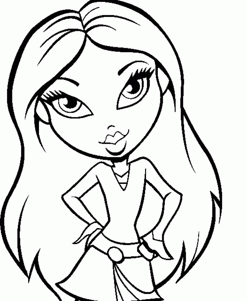 Bratz Coloring Pages Online - Kids Colouring Pages