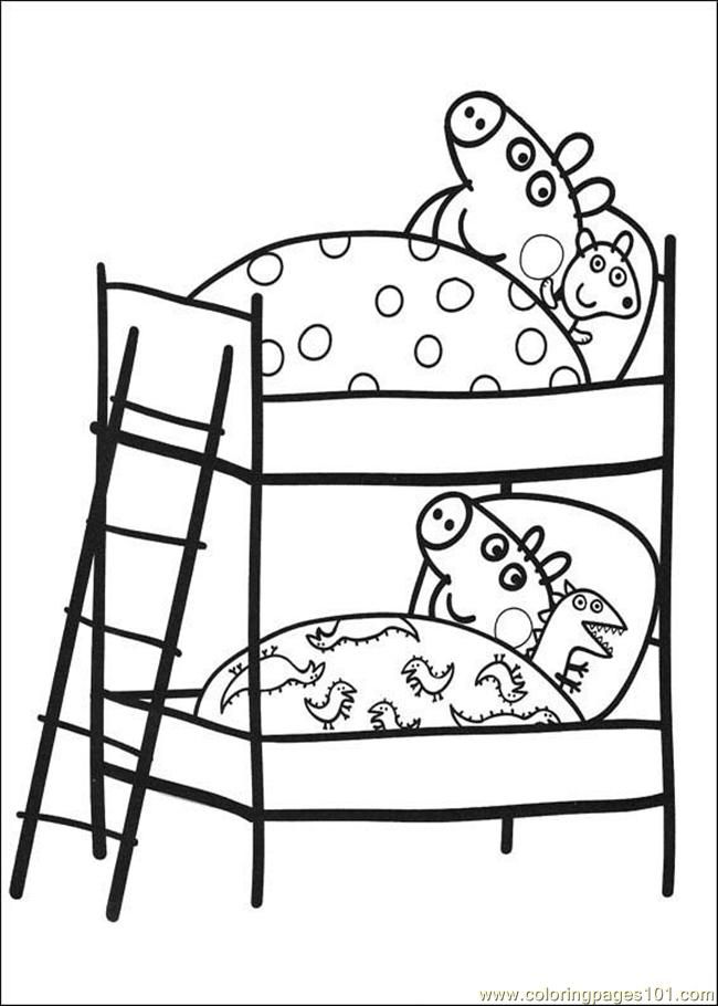 Peppa Pig Colouring - free colouring templates to download