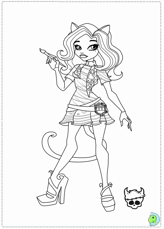 Monster High Coloring page