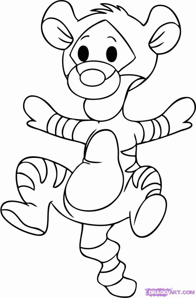 Baby Pooh Bear And Piglet Coloring Pages Best Cartoon Wallpaper 
