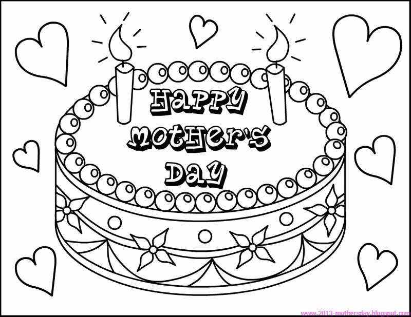 Happy Mothers Day Coloring Pages | Coloring Pages