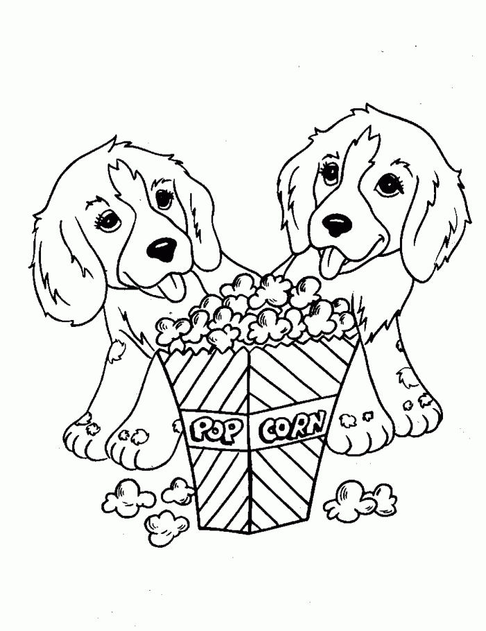 Puppies Coloring Pages Printable