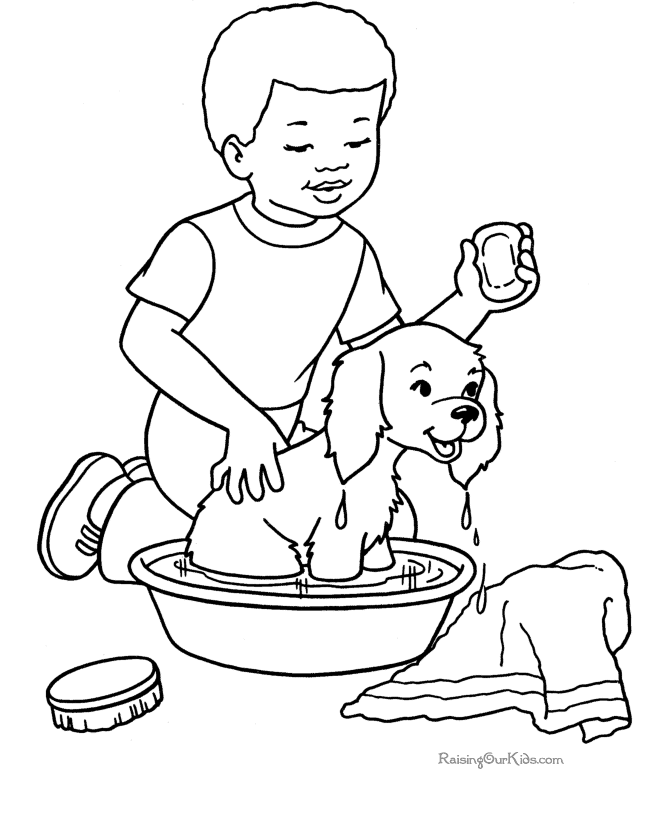 Dog Coloring Pages - Free and Printable!