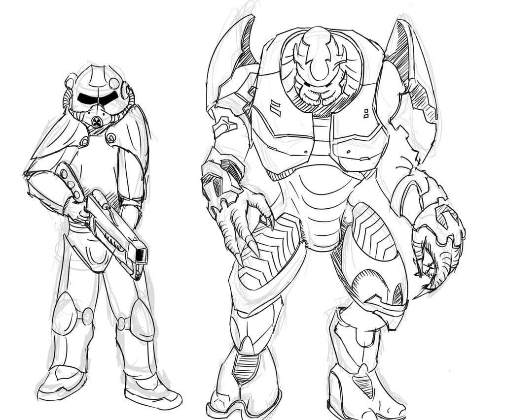 Halo Coloring Pages | 100 Pictures Free Printable