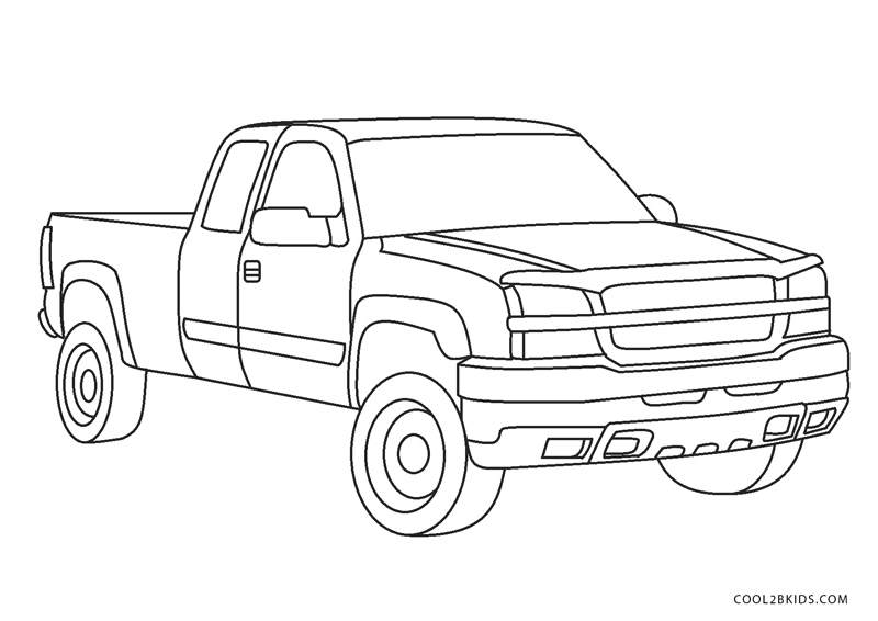 Pictures Of Trucks To Color posted by Samantha Johnson