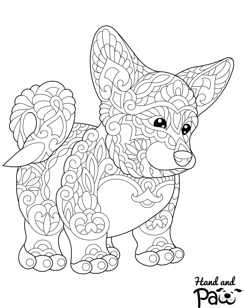 Adult Coloring Pages - Hand and Paw | H+P Natural Wellness
