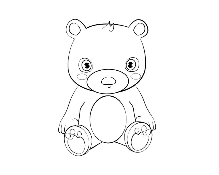 Panda Cocomelon Coloring Page - Free Printable Coloring Pages