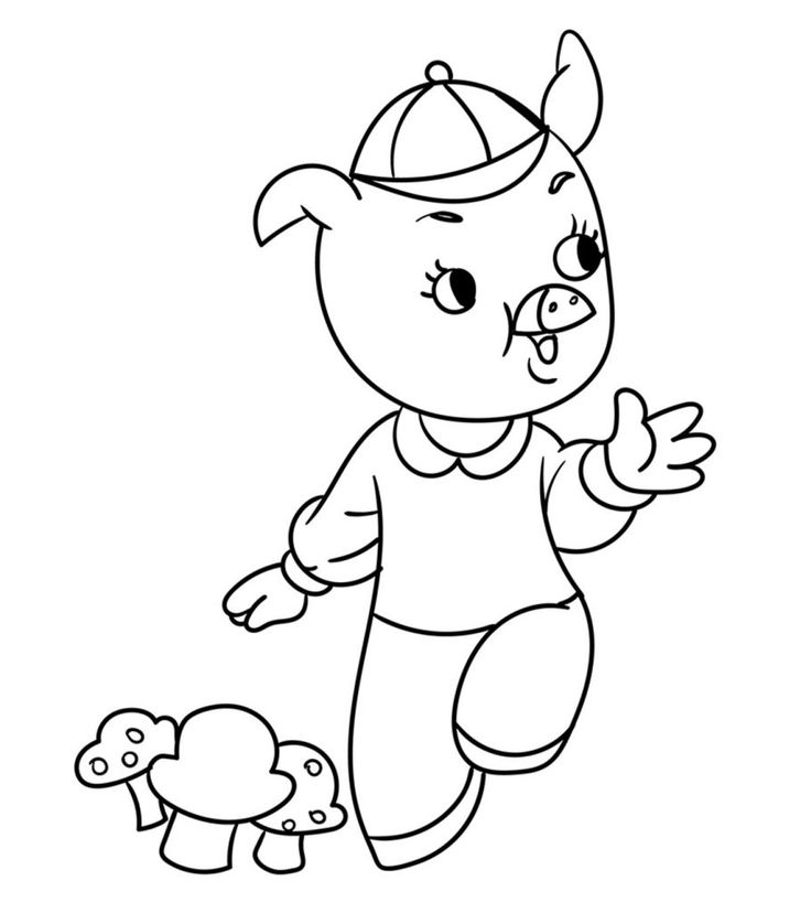 Top 10 Free Printable Three Little Pigs Coloring Pages Online | Bear coloring  pages, Cartoon coloring pages, Coloring pages