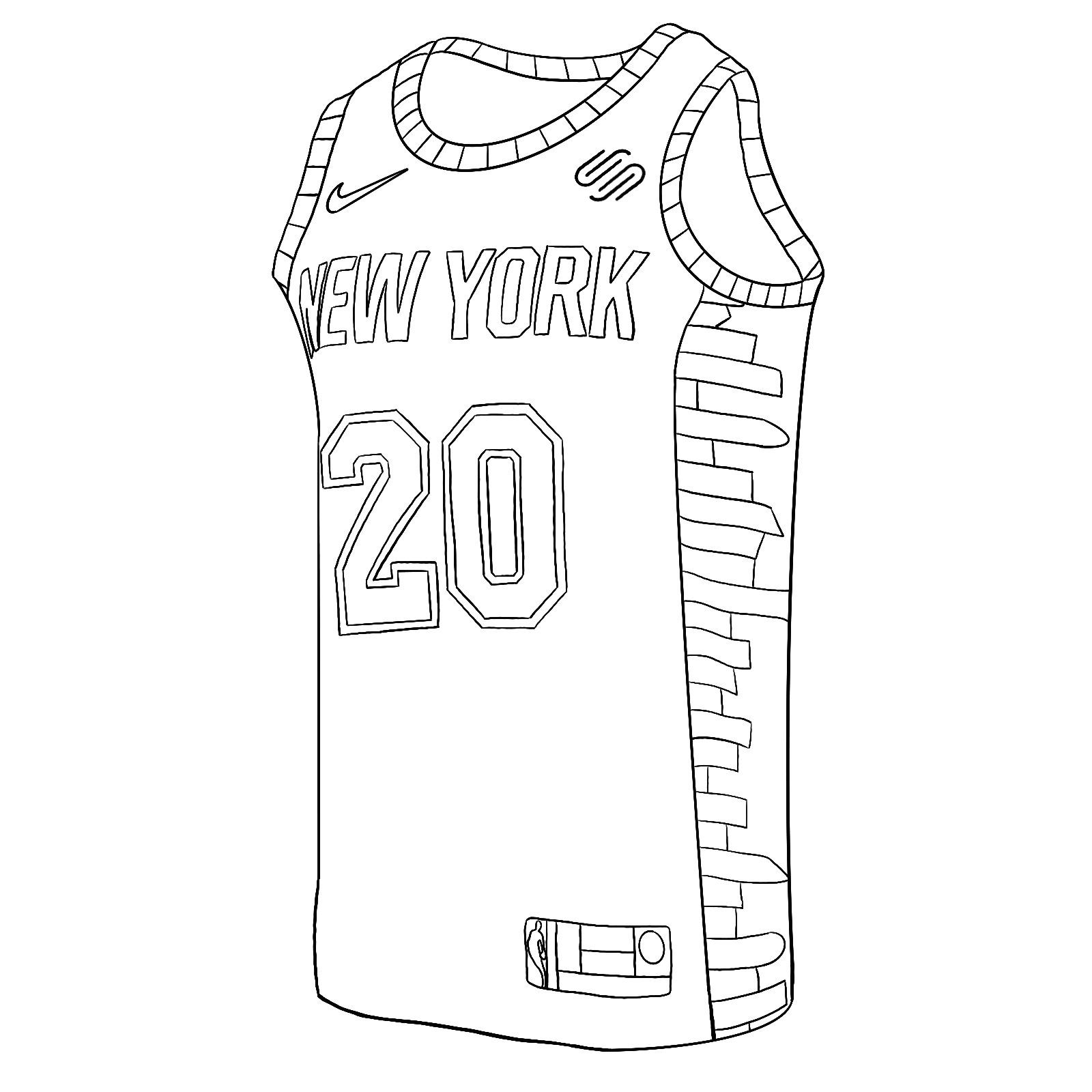 Knicks: Coloring Pages | Garden of Dreams Foundation