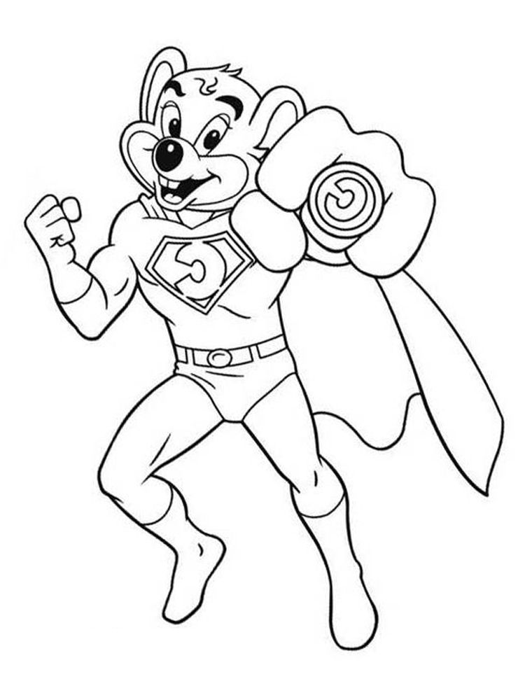 chuck e cheese coloring pages image printable. Chuck E. Cheese's is a chain  of American family entertainme… | Chuck e cheese, Cartoon coloring pages, Coloring  pages