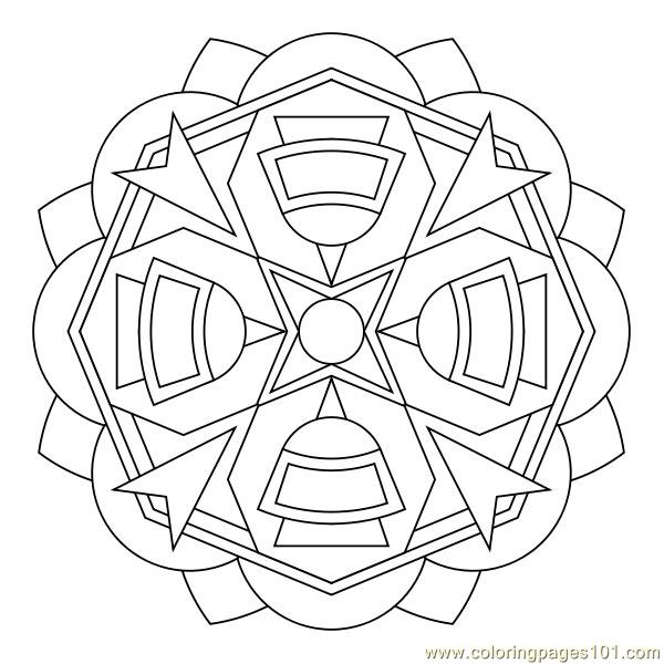 Hexagon Coloring Page for Kids - Free Shapes Printable Coloring Pages  Online for Kids - ColoringPages101.com | Coloring Pages for Kids