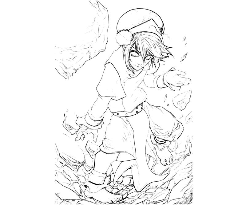 Toph coloring pages