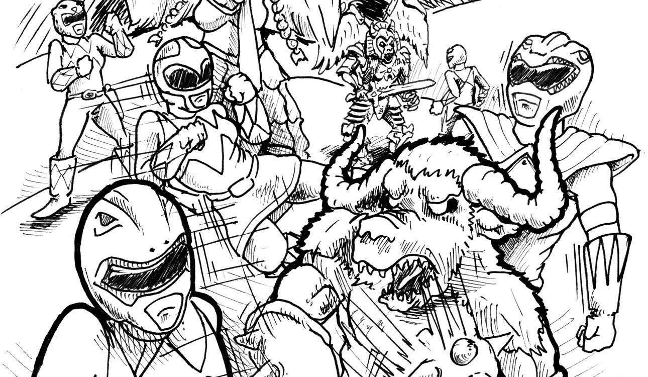 charming mighty morphin power rangers coloring pages 645 ...