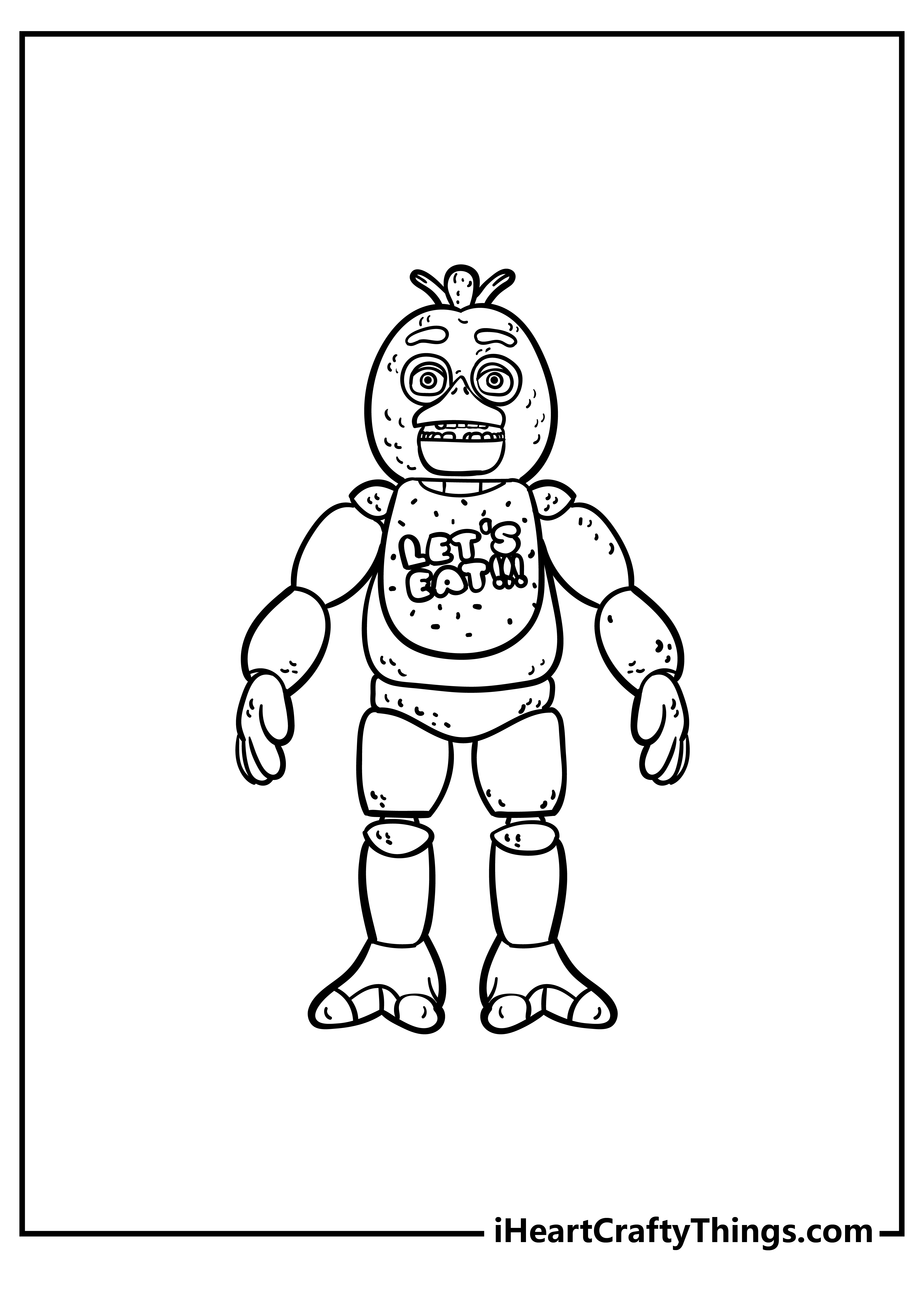 Printable Five Nights At Freddy's Coloring Pages (Updated 2023)