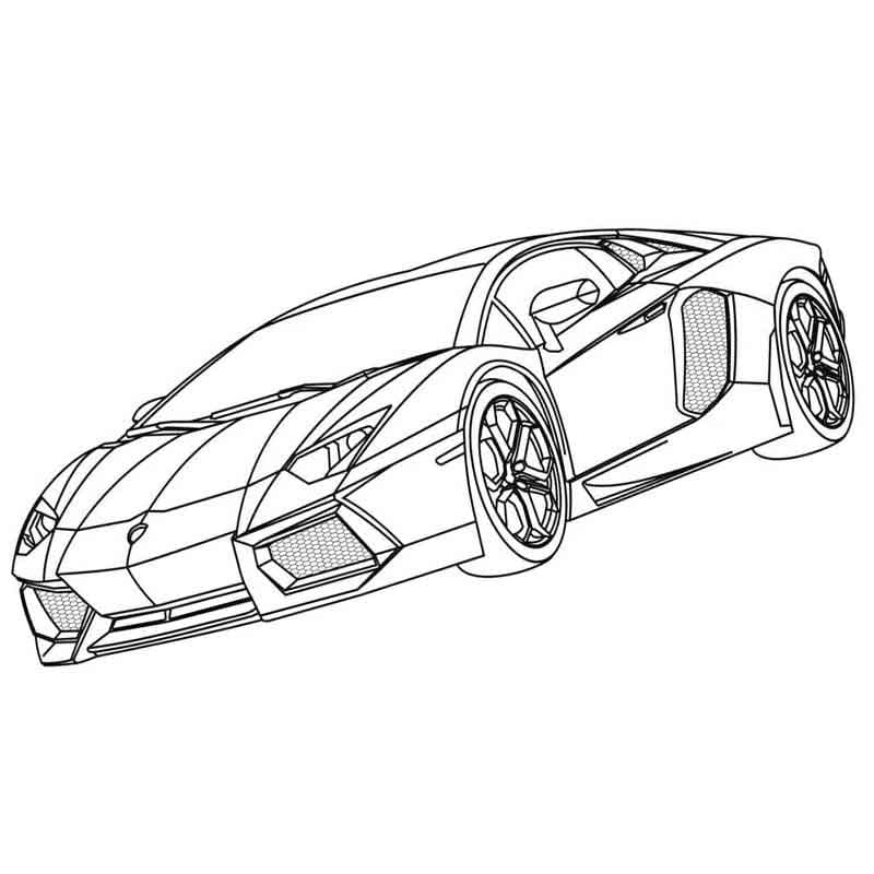 Lamborghini Coloring Pages