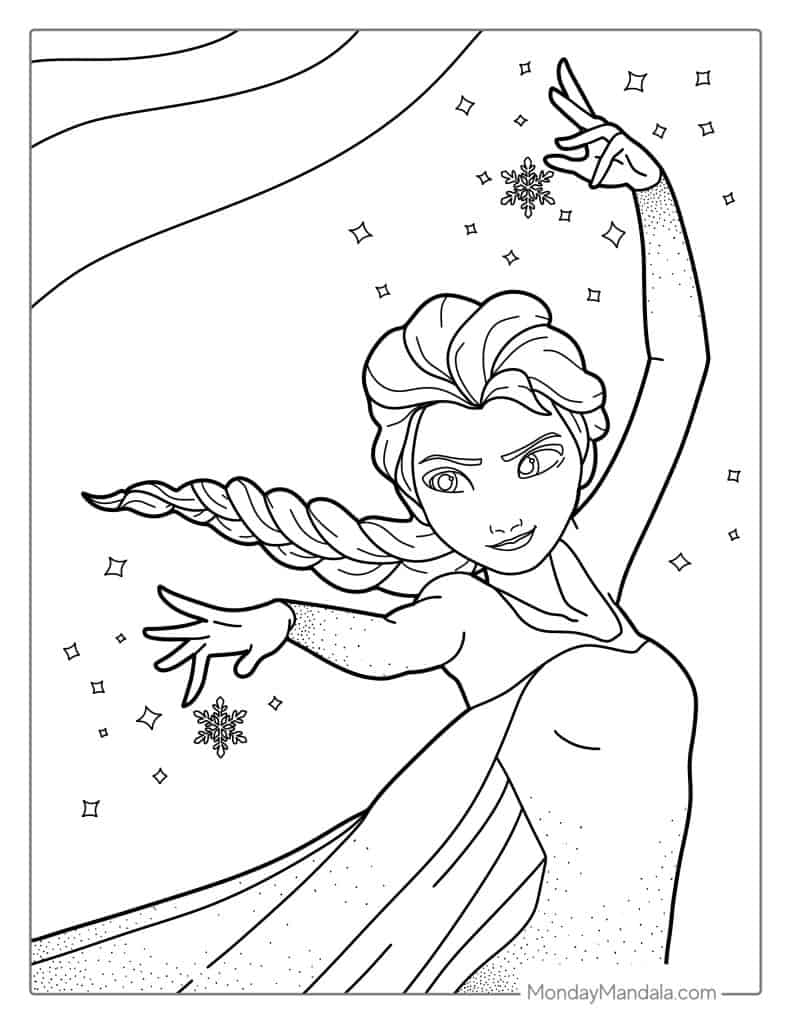 30 Elsa Coloring Pages (Free PDF Printables)