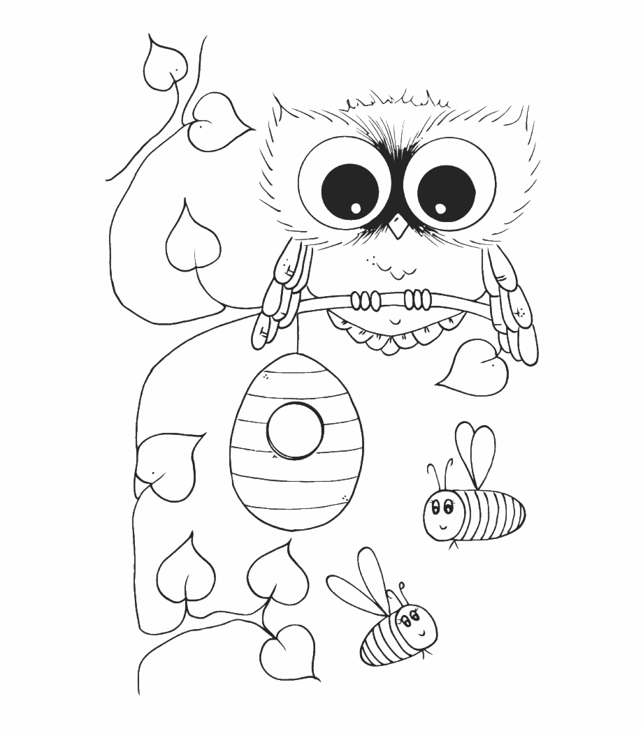 Coloring Pages Owls - Cute Owl Owl Coloring Pages Free ...