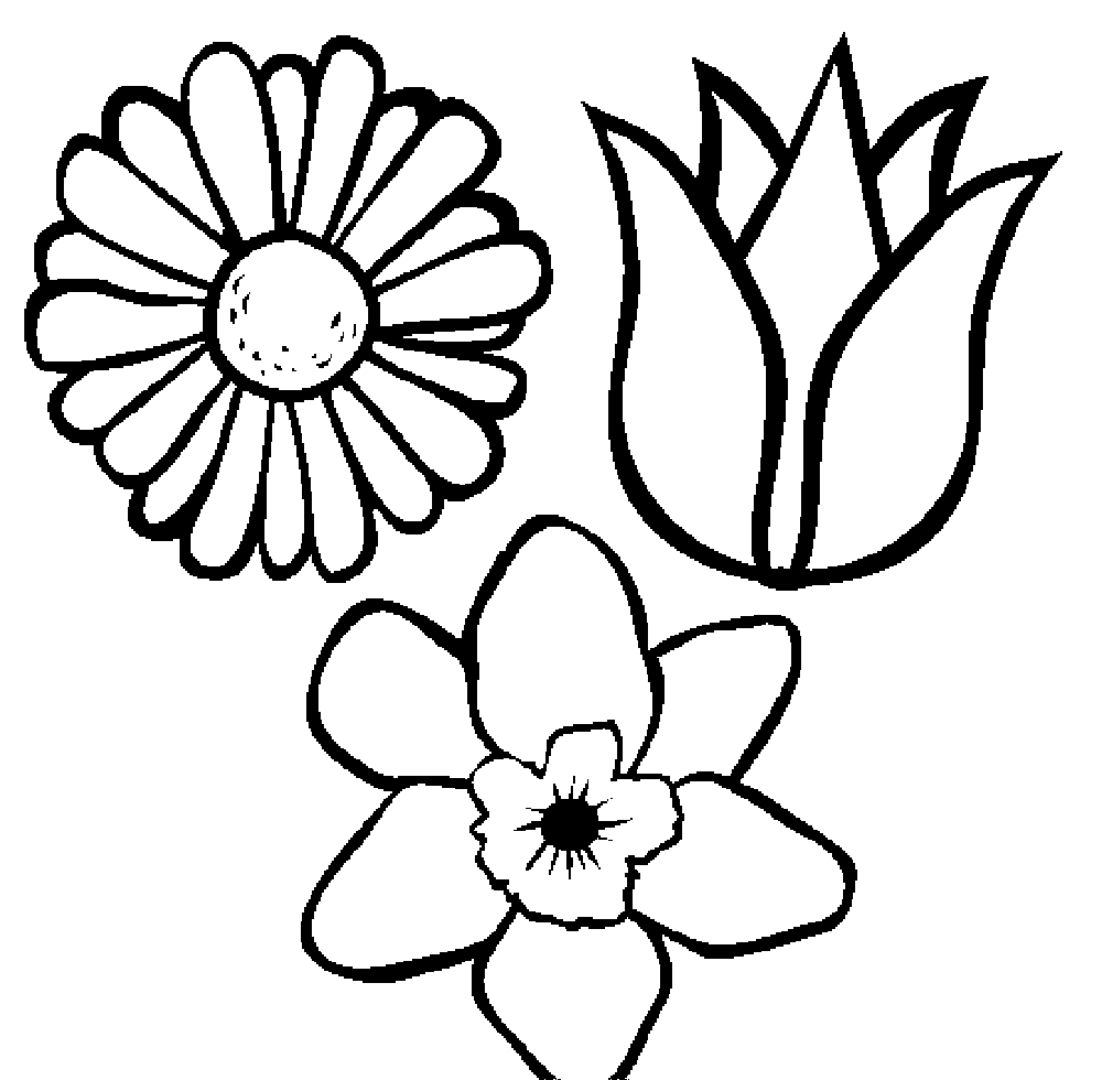 Coloring: Flower Coloring Pages For Kids