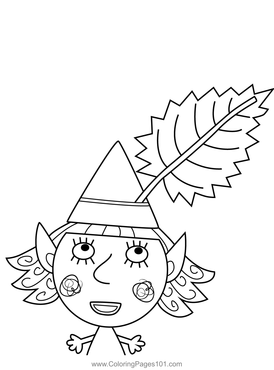 Nettle Elf Ben & Holly's Little Kingdom Coloring Page for Kids - Free Ben &  Holly's Little Kingdom Printable Coloring Pages Online for Kids -  ColoringPages101.com | Coloring Pages for Kids