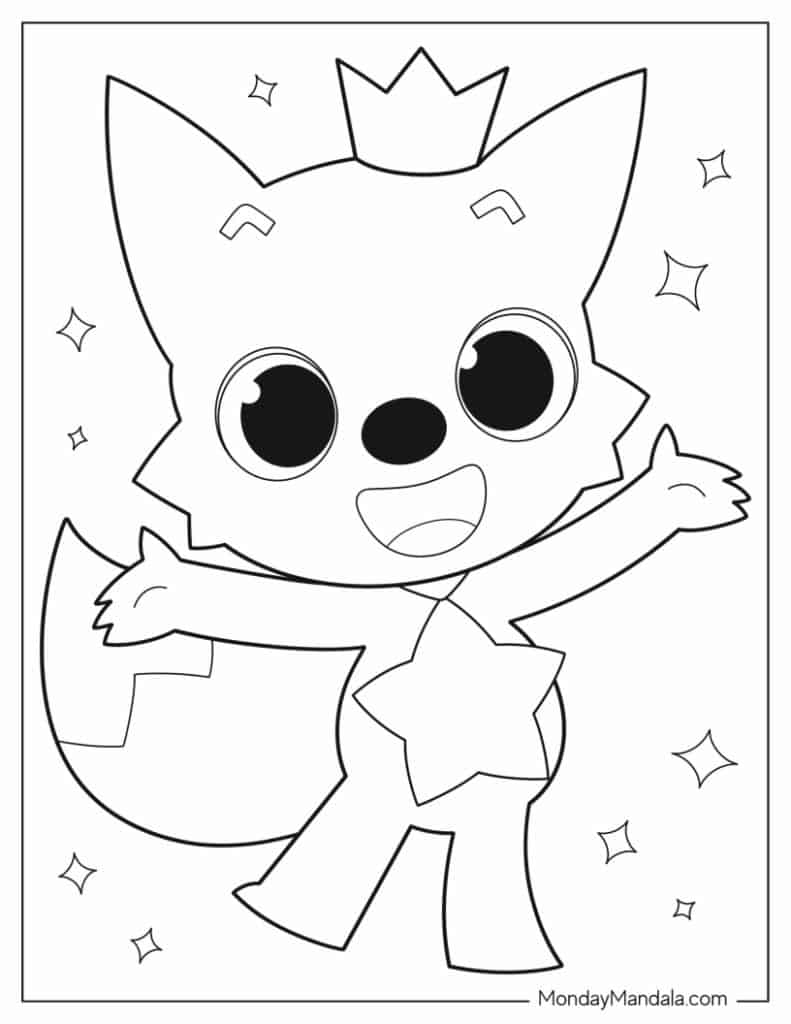24 Baby Shark Coloring Pages (Free PDF ...