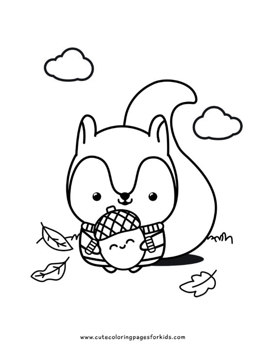 16 Fall Coloring Pages (Free Printable ...