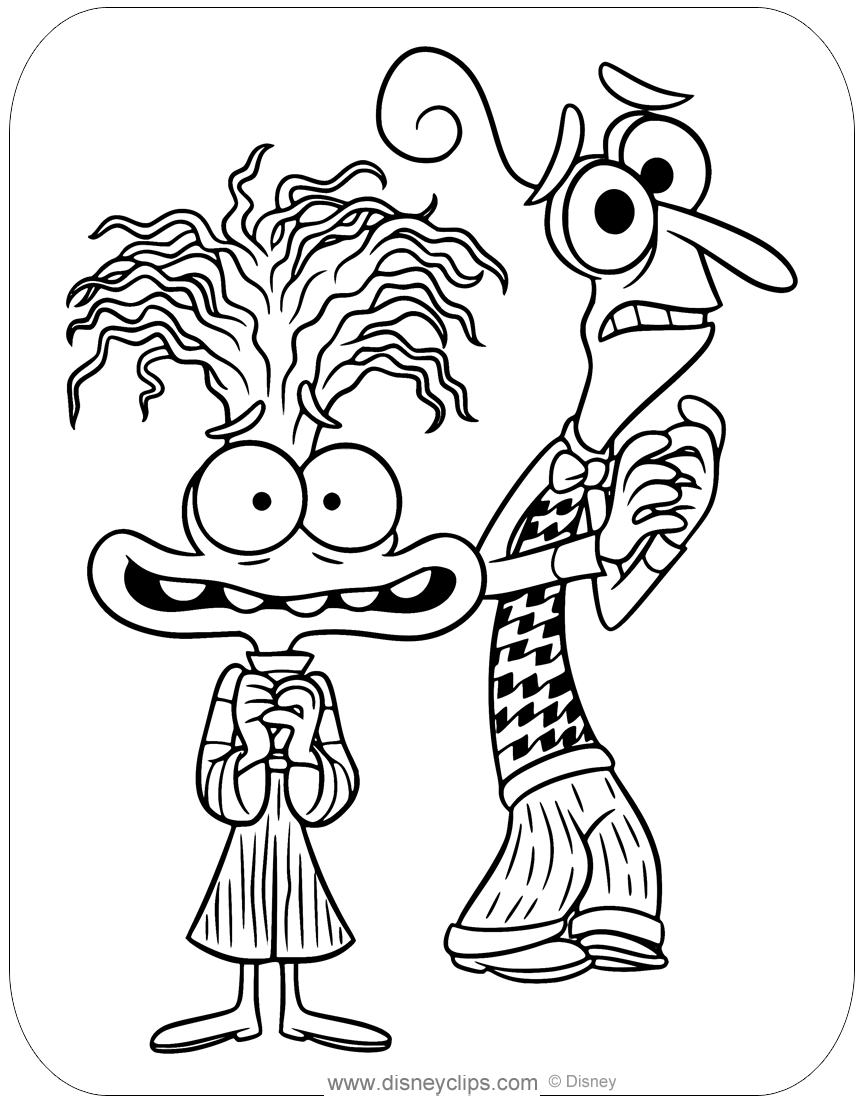 Inside Out 2 Coloring Pages in PDF ...