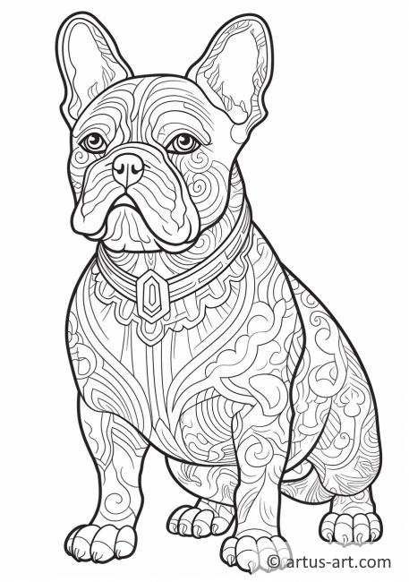 French Bulldog Coloring Page » Free ...