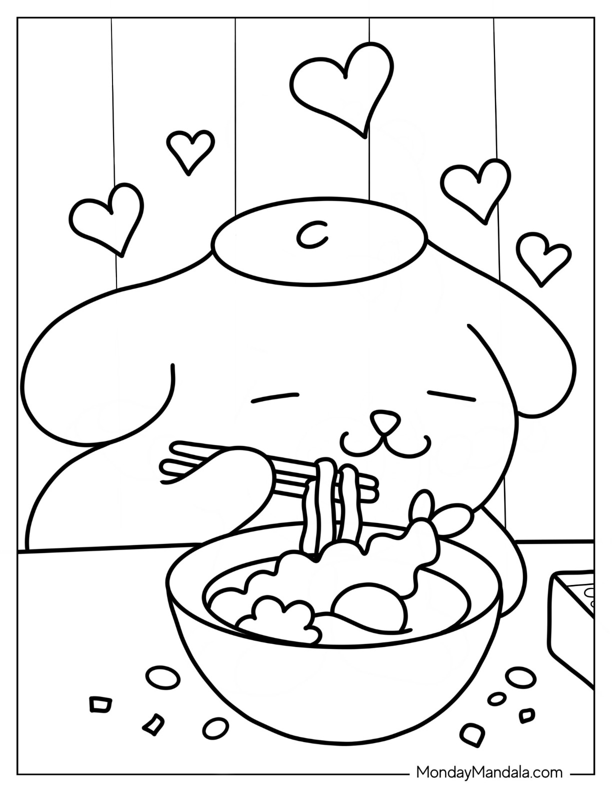 20 Pompompurin Coloring Pages (Free PDF Printables)