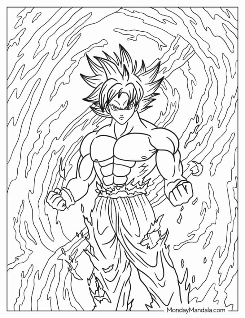 22 Goku Coloring Pages (Free PDF ...