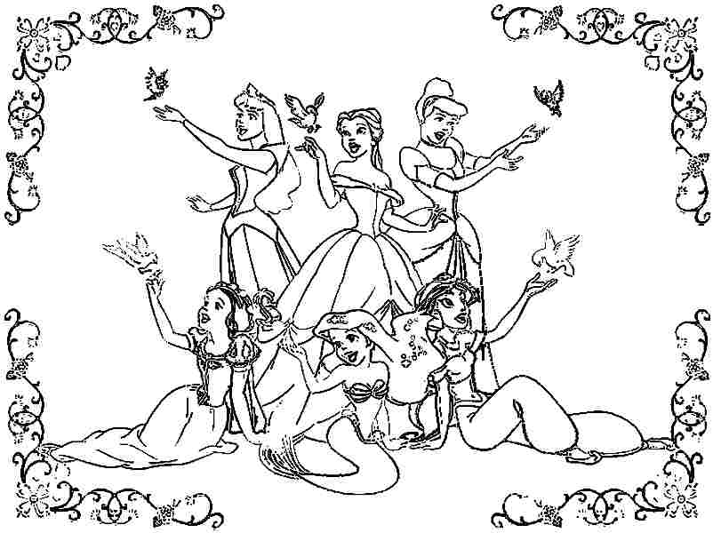 Printable Disney Princess Coloring Pages (19 Pictures) - Colorine ...