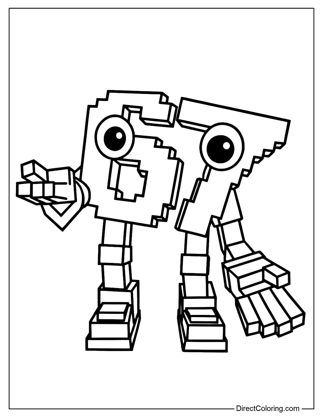 Steal a Brainrot Coloring Pages - Free PDF to Download and Print