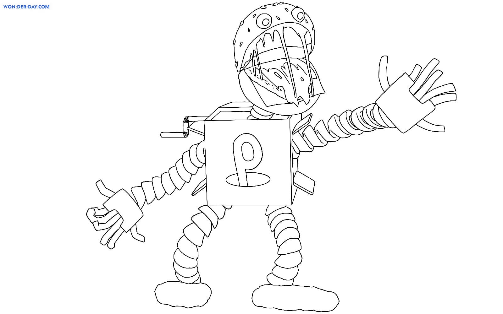 Boxy Boo Coloring Pages | WONDER DAY — Coloring pages for children and  adults