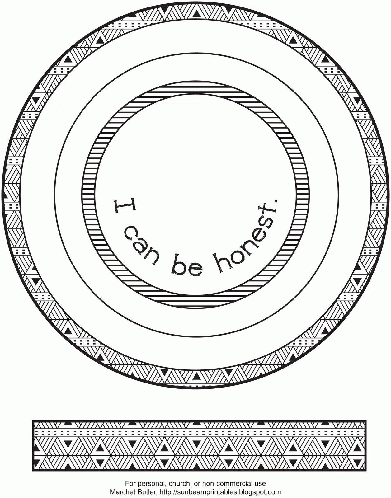 Honesty - Coloring Pages for Kids and for Adults