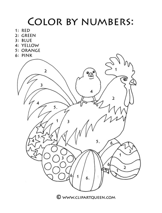 Free Easter Coloring Pages