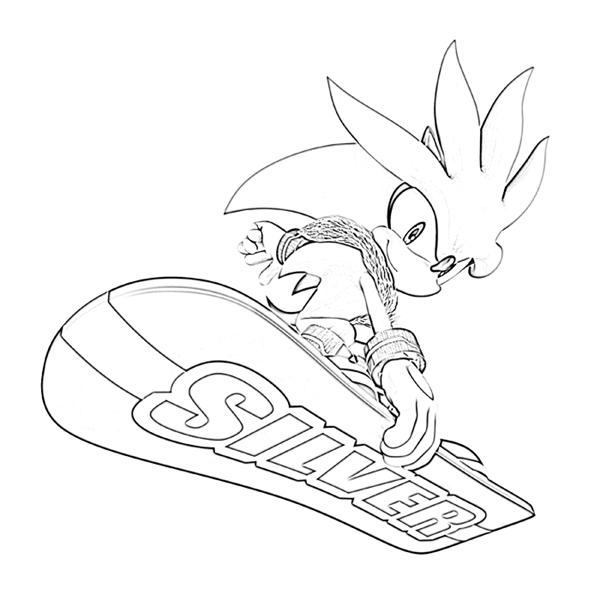 Mario&Sonic at The Olympic Winter Games Coloring Pages