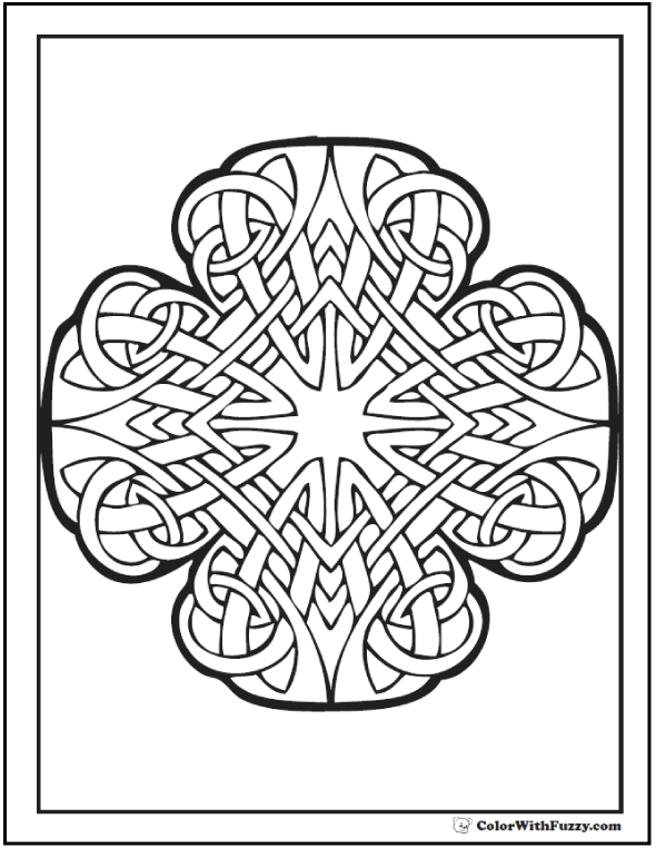 90 Celtic Coloring Pages ✨ Irish, Scottish, Gaelic, Kids, Adults, PDF