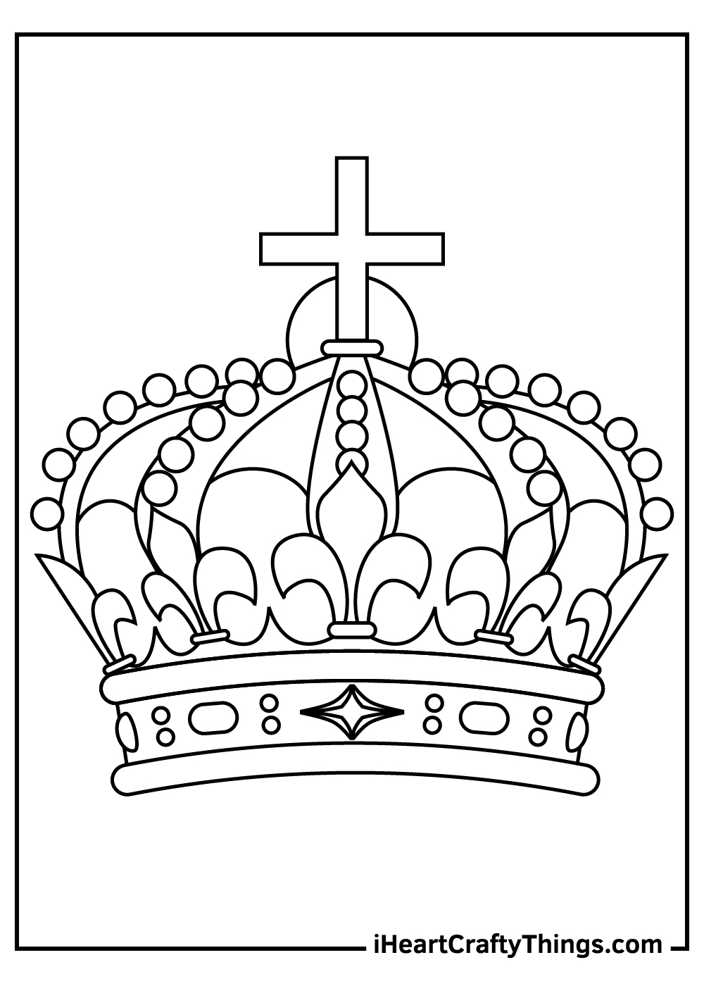 Crown Coloring Pages (Updated 2023)