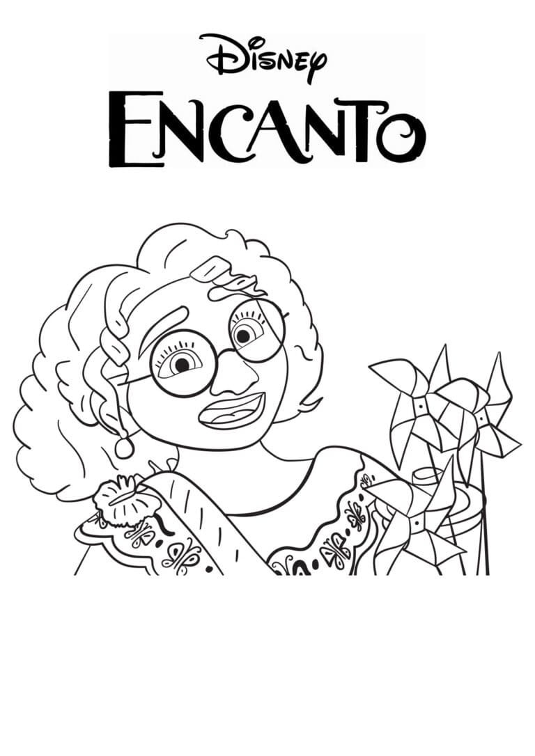 Mirabel from Encanto Coloring Page - Free Printable Coloring Pages for Kids