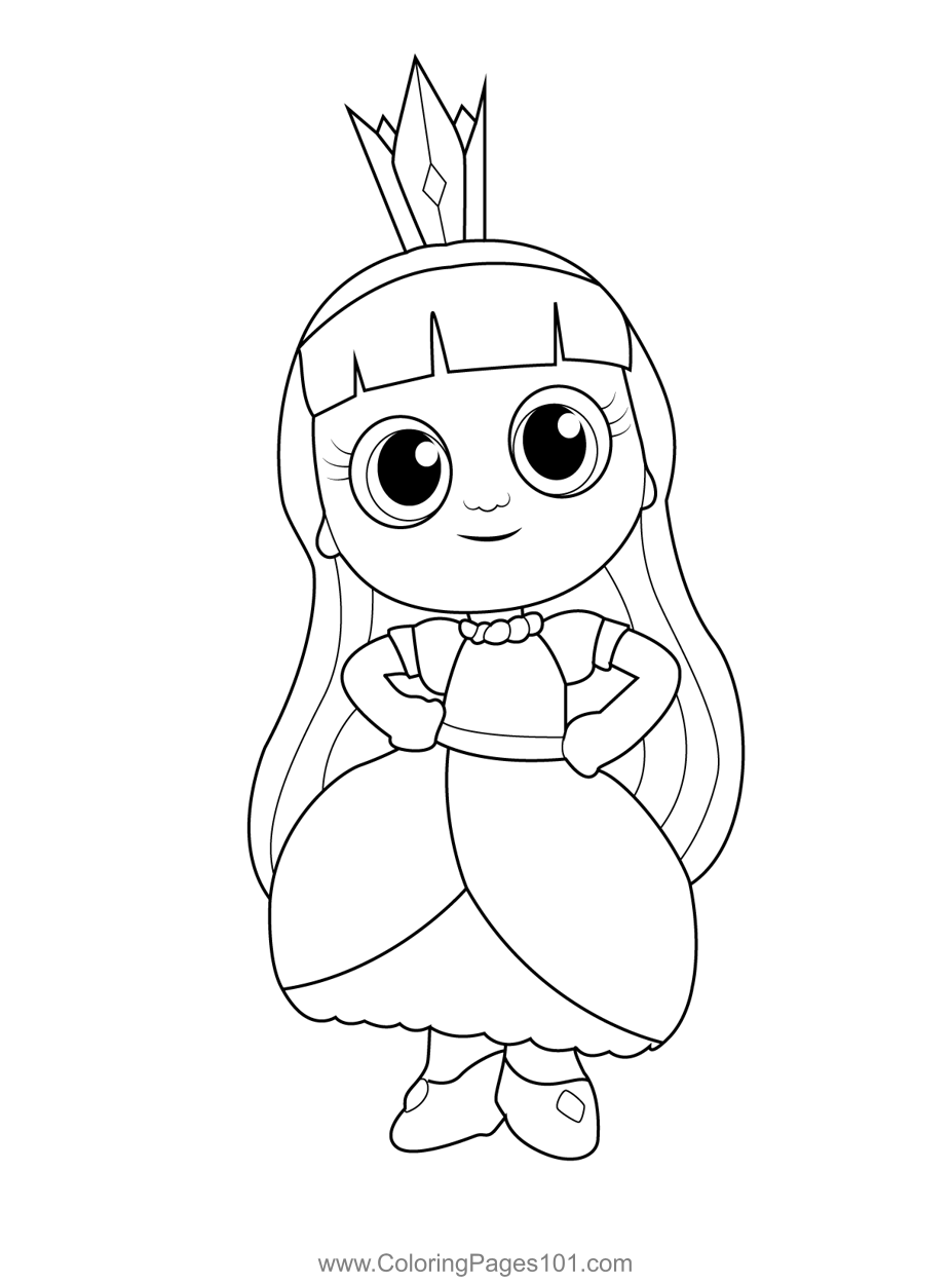 Grizelda True and the Rainbow Kingdom Coloring Page for Kids - Free True  and the Rainbow Kingdom Printable Coloring Pages Online for Kids -  ColoringPages101.com | Coloring Pages for Kids