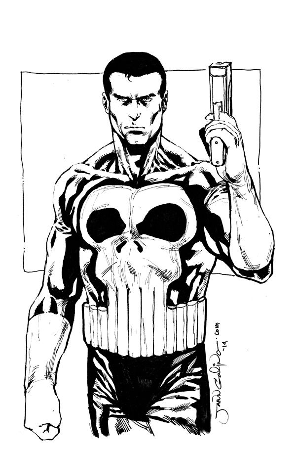 Punisher | Super coloring pages, Cool drawings, Sketches