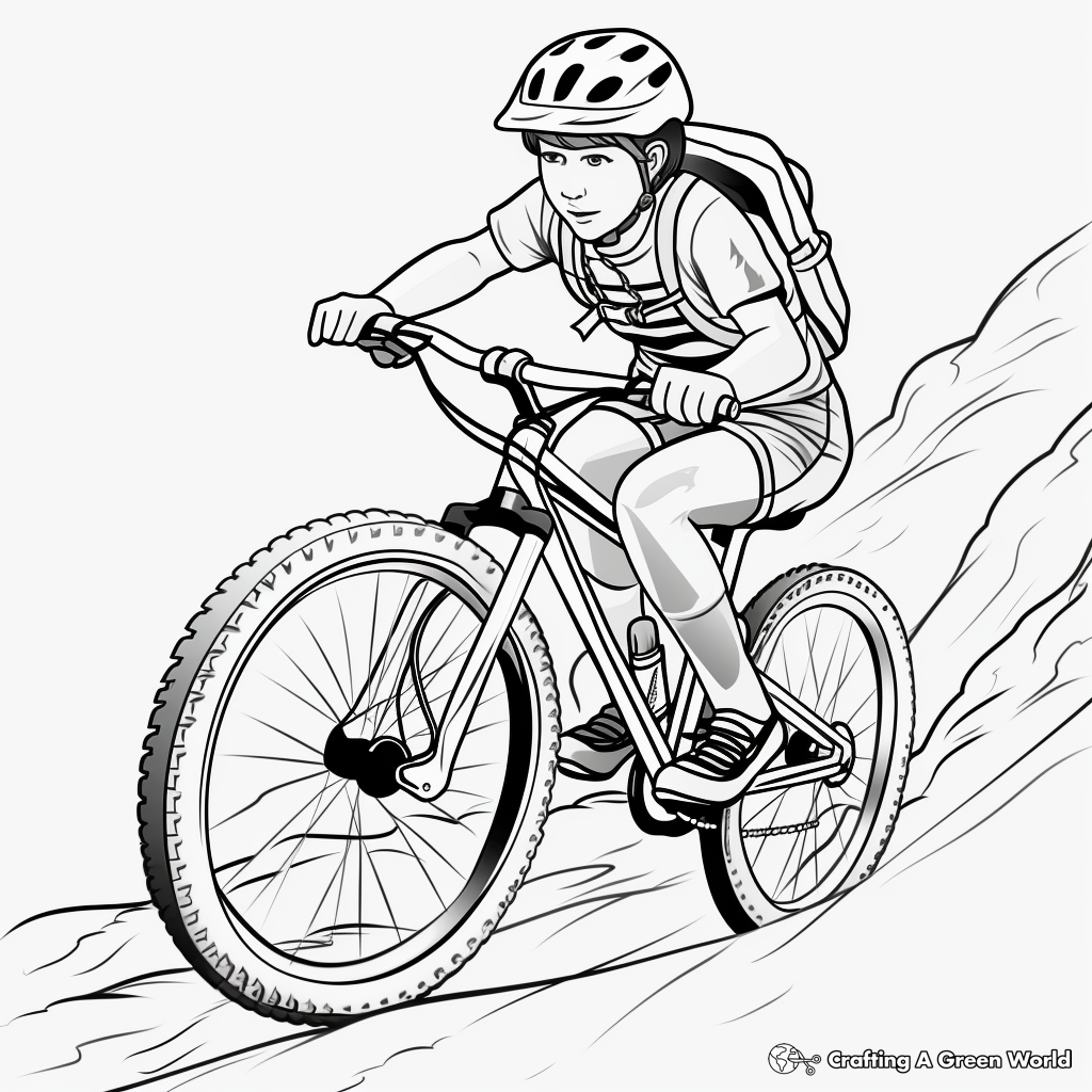 Bike Coloring Pages - Free & Printable!