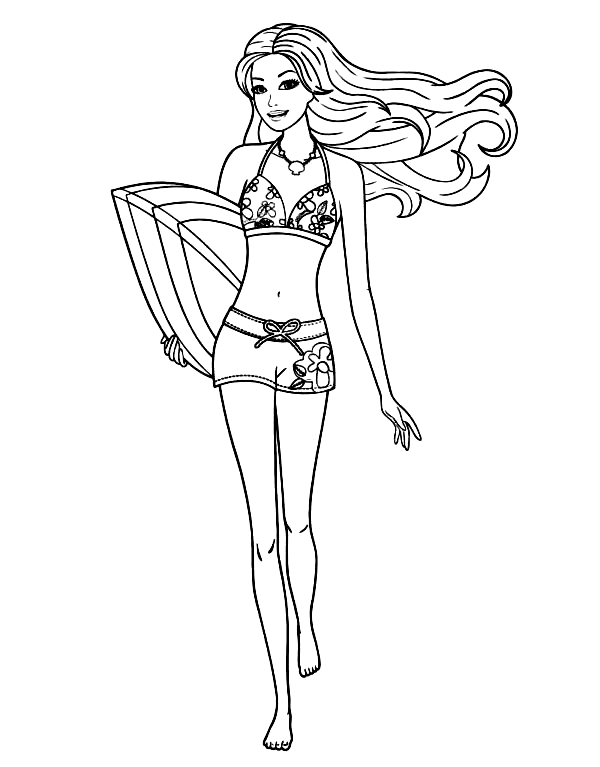 Barbie Coloring Pages Printable for ...